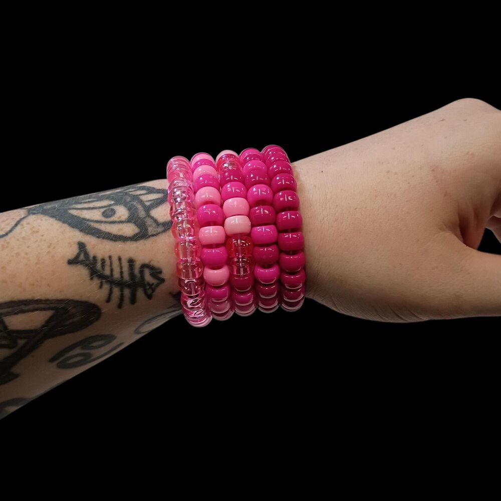 Bubblegum Pop - Kandi Bracelet - Singles - EDM Rave Festival Jewelry